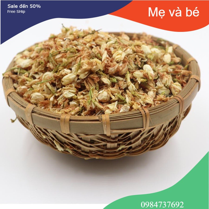 Gói dùng thử 100gr hoa nhài Hà Nội nguyên chất