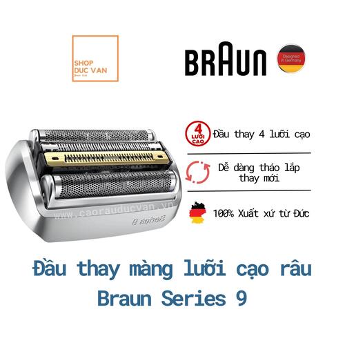 Đầu Thay Màng Lưỡi Máy Cạo Râu Braun Series 9 9250cc 9290cc 9260s 9240s