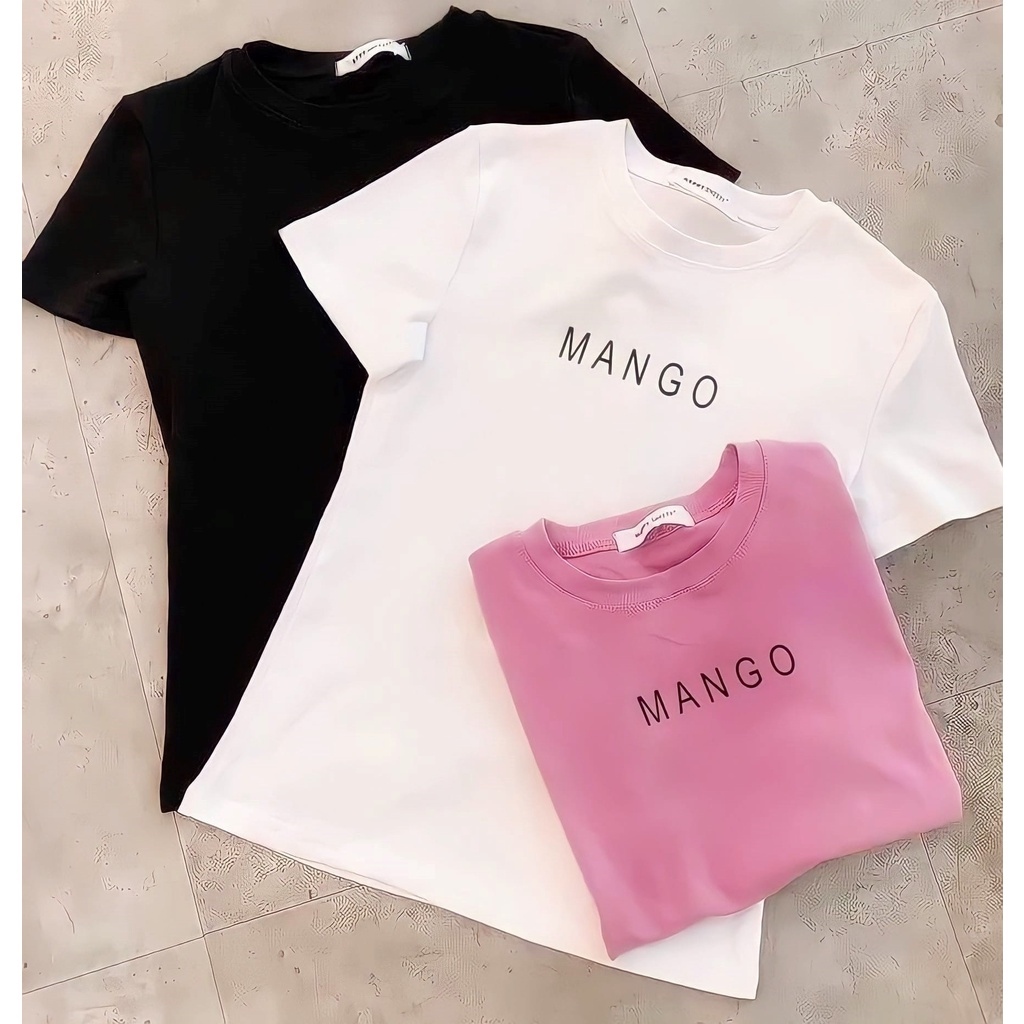 [Mã FATREND26 giảm đến 30k tối đa 99k] combo 3 áo Thun mango giá siêu rẻ