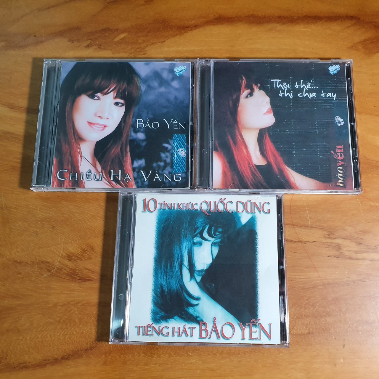 [MDCD] Bộ 3 Đĩa Nhạc CD Bảo Yến Tuyển Chọn - Chiều Hạ Vàng - Thôi Thế Thì Chia Tay - 10 Tình Khúc Quốc Dũng