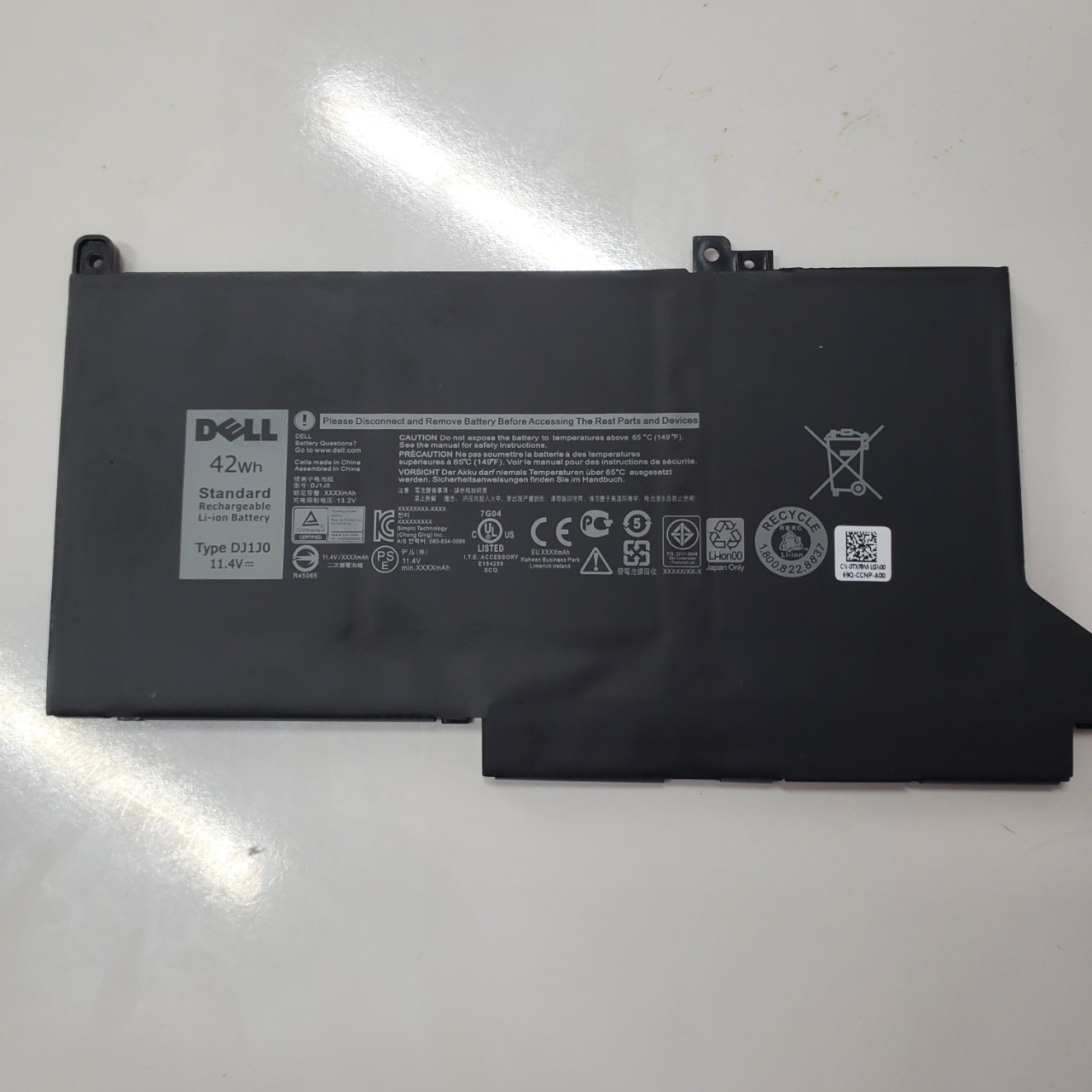 Pin 42wh DELL Latitude 7280 7290 E7480 E 7490 7380 7390