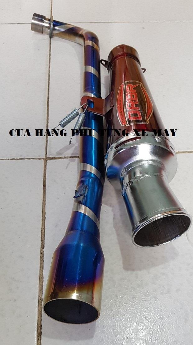 Pô ORBR gắn xe Wave, Dream, Sirius, Cub ( kèm cổ titan + lò xo )
