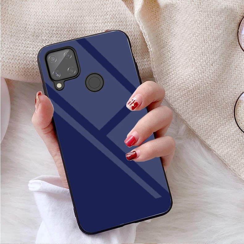 Ốp Lưng REALME C12, C15, C25, C25S Mặt kính gương sáng bóng cao cấp