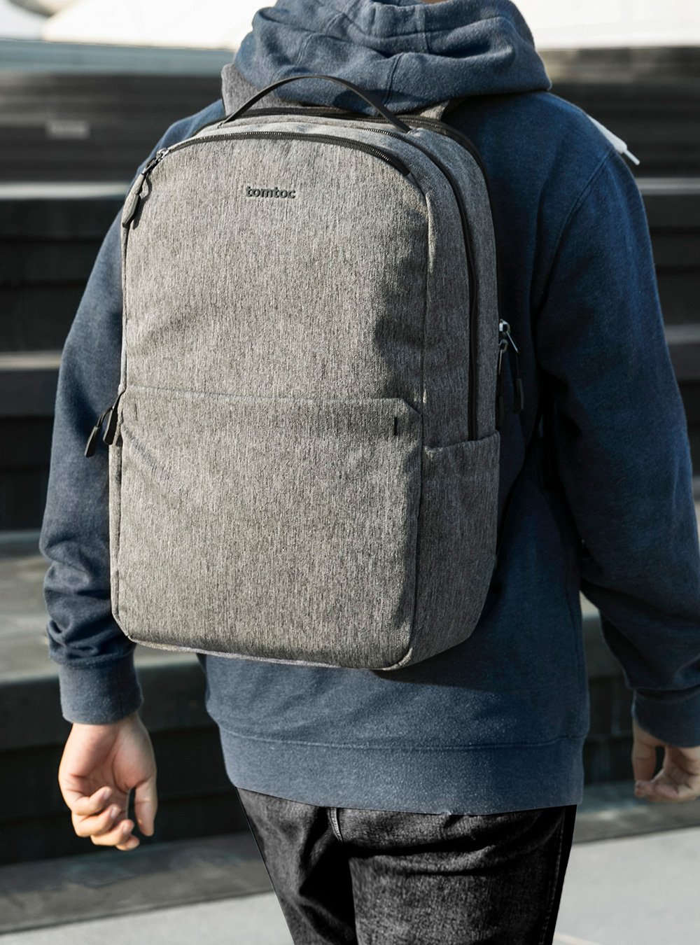 BALO TOMTOC (USA) A80 CASUAL SCHOOL FOR ULTRABOOK 15.6 inch GRAY