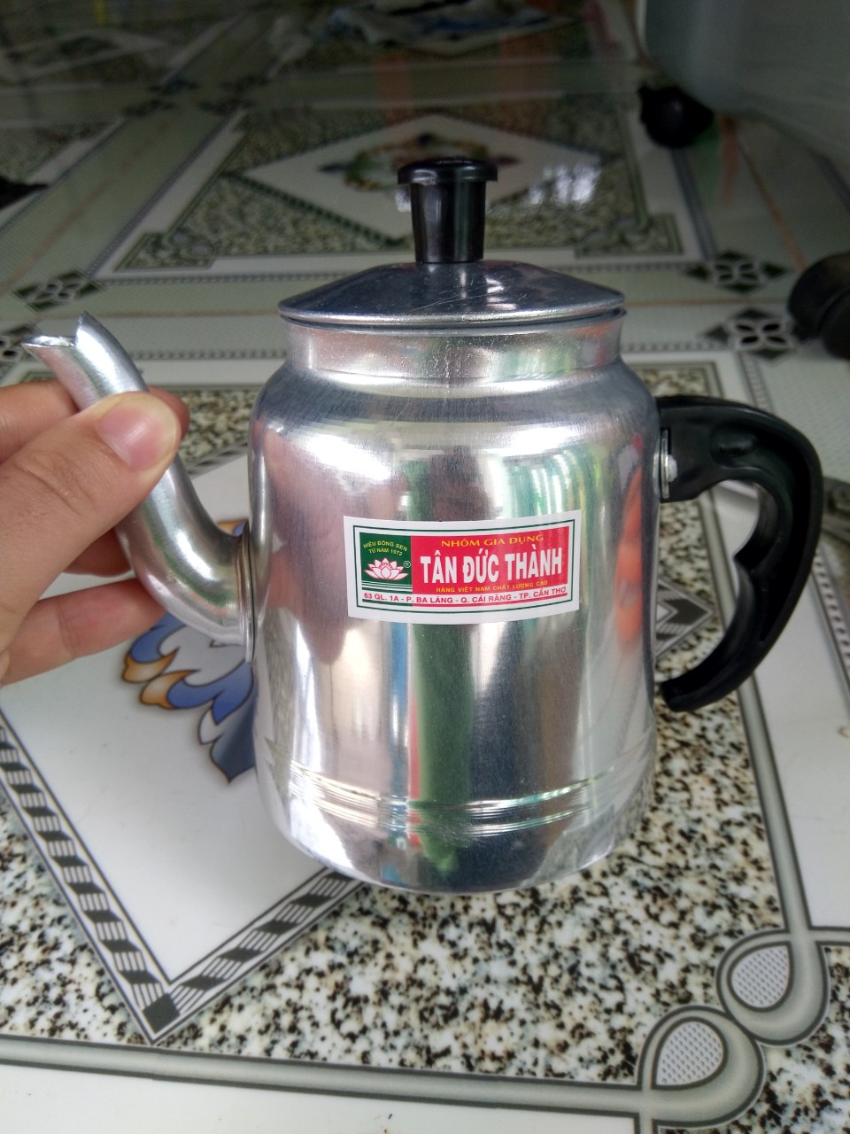 bình trà nhôm Tân Đức Thành