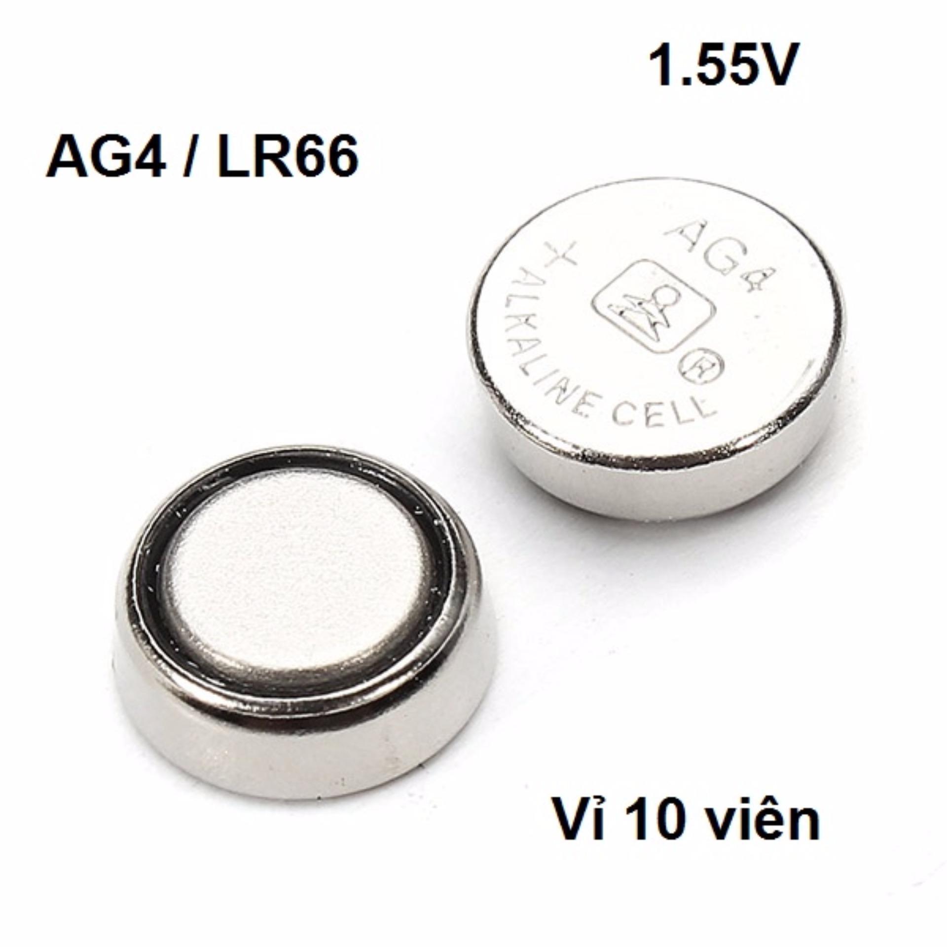 Vỉ pin đồng hồ phổ thông AG4 - 626 - 7A ( 1 vỉ 10 viên pin)