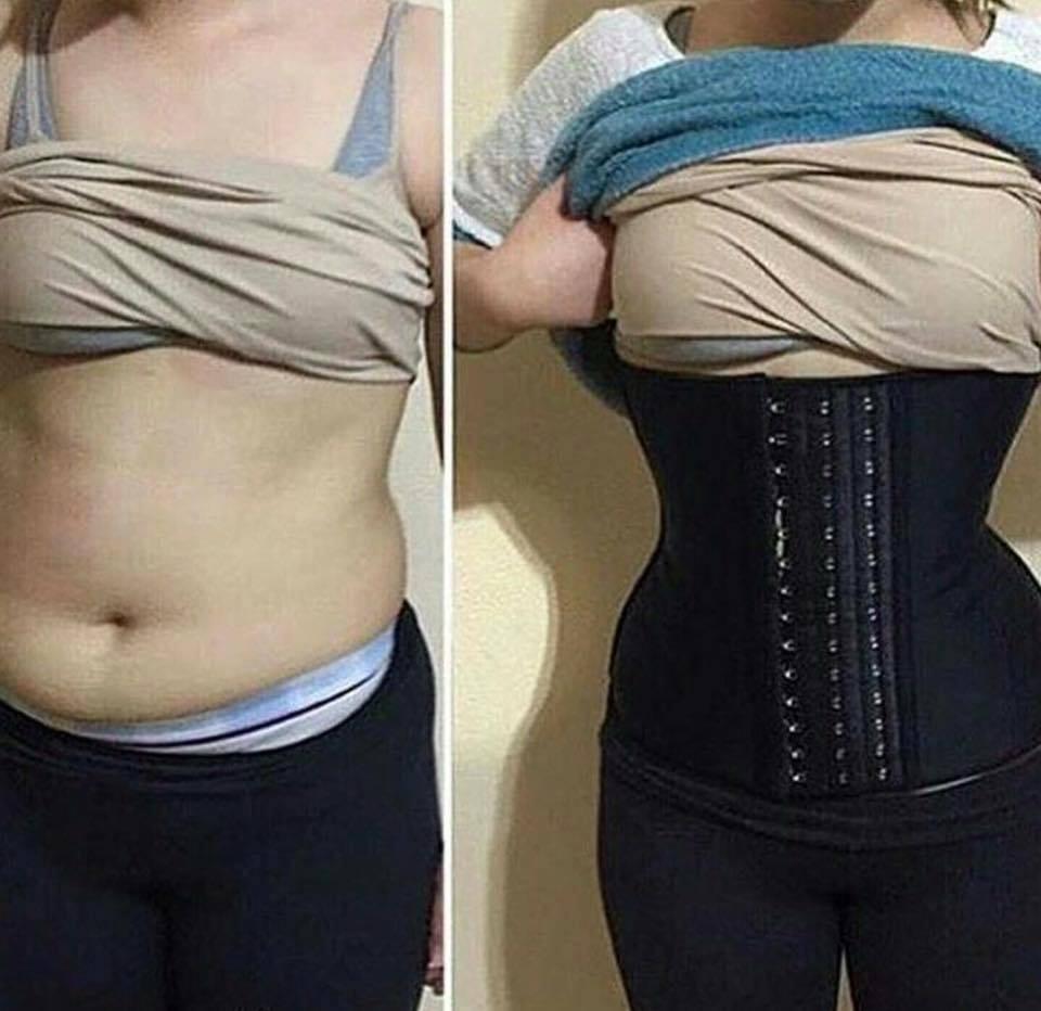 Đai nịt bụng latex 25 xương chiều cao 25 cm
