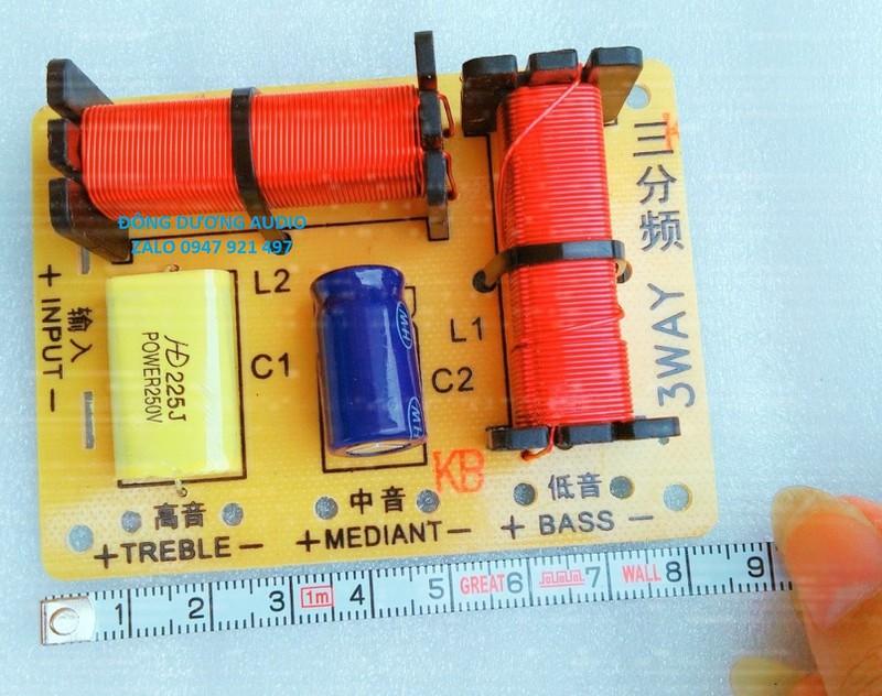 Mạch phân tần 3 loa 1 bass 1 trung 1 treble nhập khẩu giá rẻ chất lượng cao giá 2 mạch