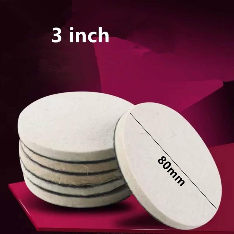 Bộ 2 pad nỉ đánh bóng kính 3 inch