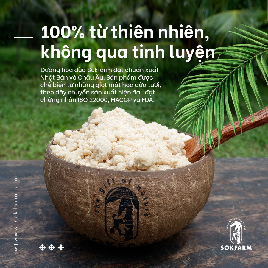 Đường hoa dừa (Sokfarm) - 135g
