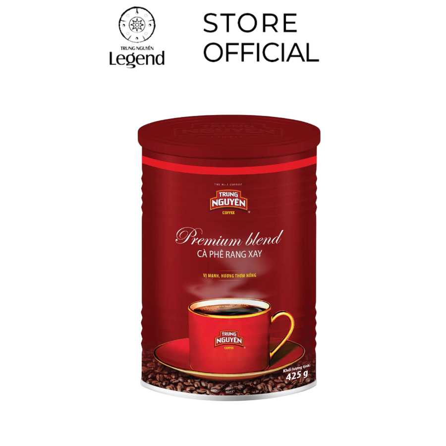 Trung Nguyên Legend Cà phê Rang Xay Pha Phin - Premium Blend - Hộp 425gr