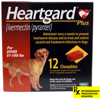 HEARTGARD PLUS- Viên nhai tẩy giun vị thịt bò cho chó thumbnail