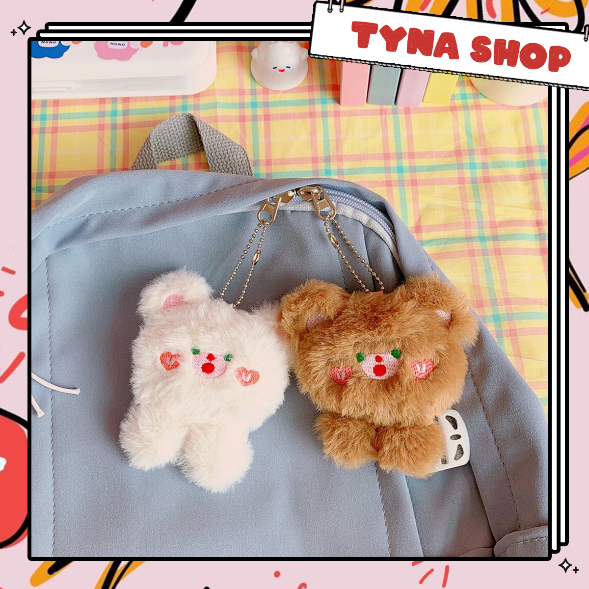 Móc Khóa Gấu Teddy