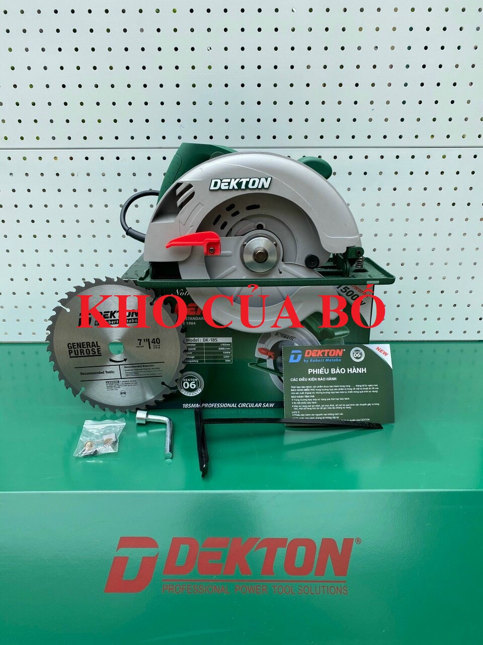 185mm máy cưa gỗ 1500w dekton dk-185
