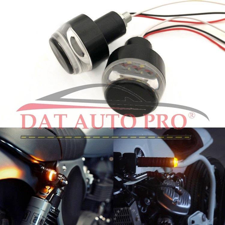 Bộ Gù đèn LED tay lái, Làm đèn xi nhan màu vàng-trắng.