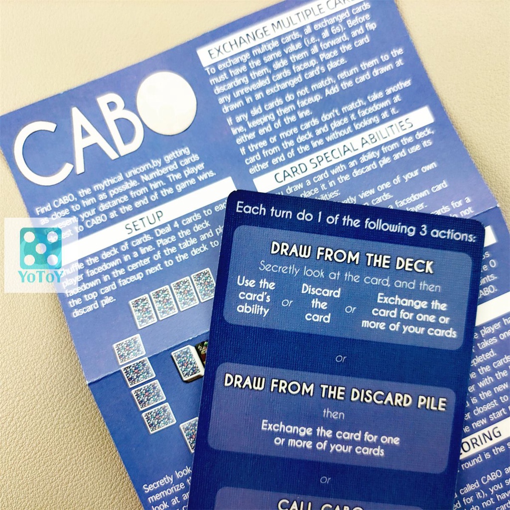 Trò chơi thẻ bài CABO boardgame đấu trí siêu hấp dẫn