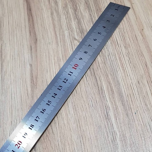 Thước Kim Loại Đo Độ Vuông Góc Dài 25cm Kim Cương