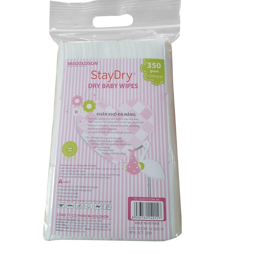 [HCM]Khăn vải khô đa năng Staydry 350g