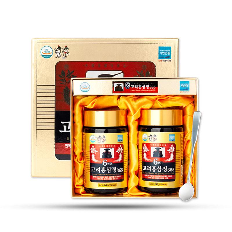 Cao Hồng Sâm 6 Năm Tuổi Hàn Quốc (240g x 2 lọ).