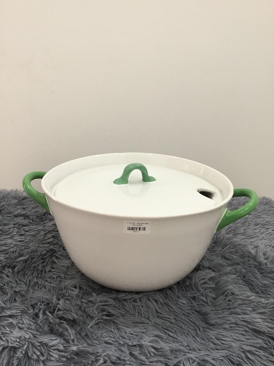 Thố Trắng 26 cm - Gốm Sứ Cường Phát