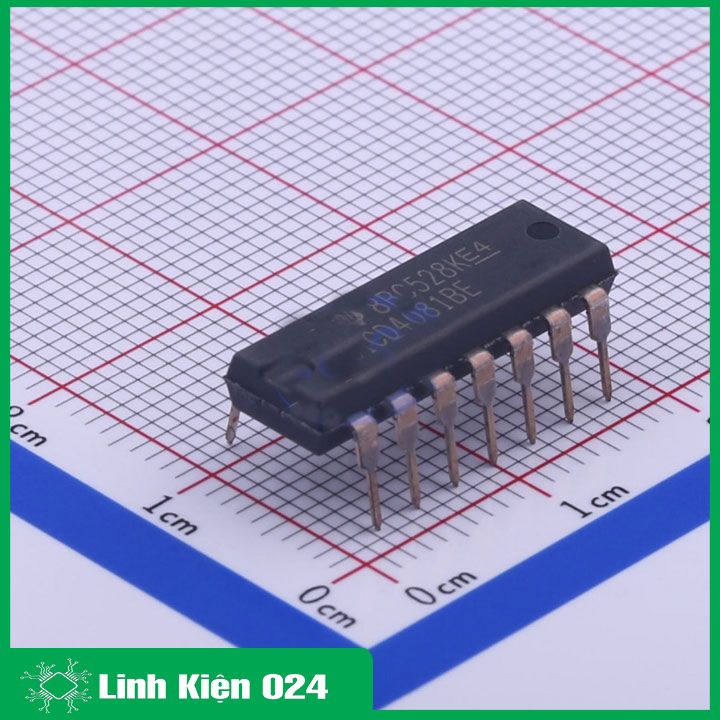 IC CD4081 SOP14/DIP14 CMOS có bốn cổng AND