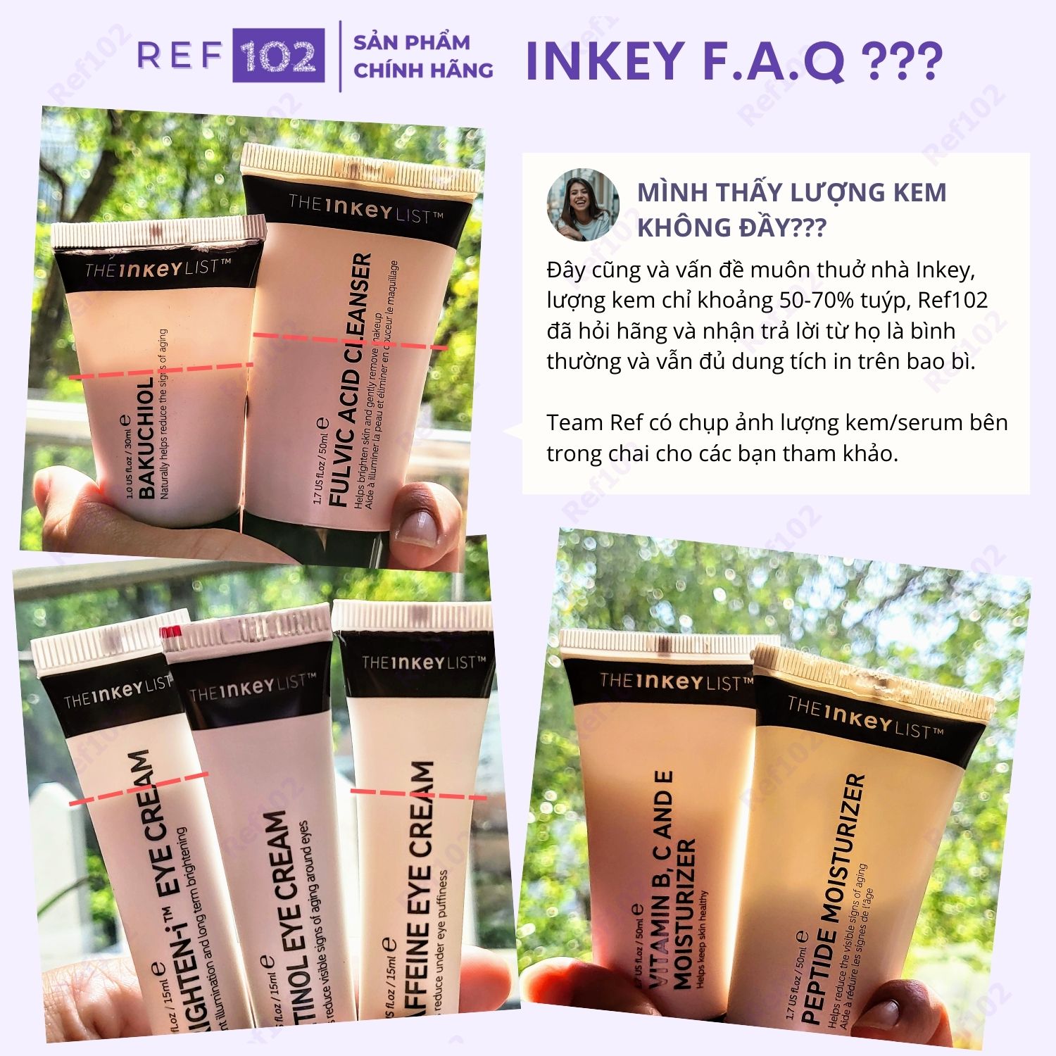 Kem dưỡng ẩm The INKEY List Peptide Moisturizer Ref102