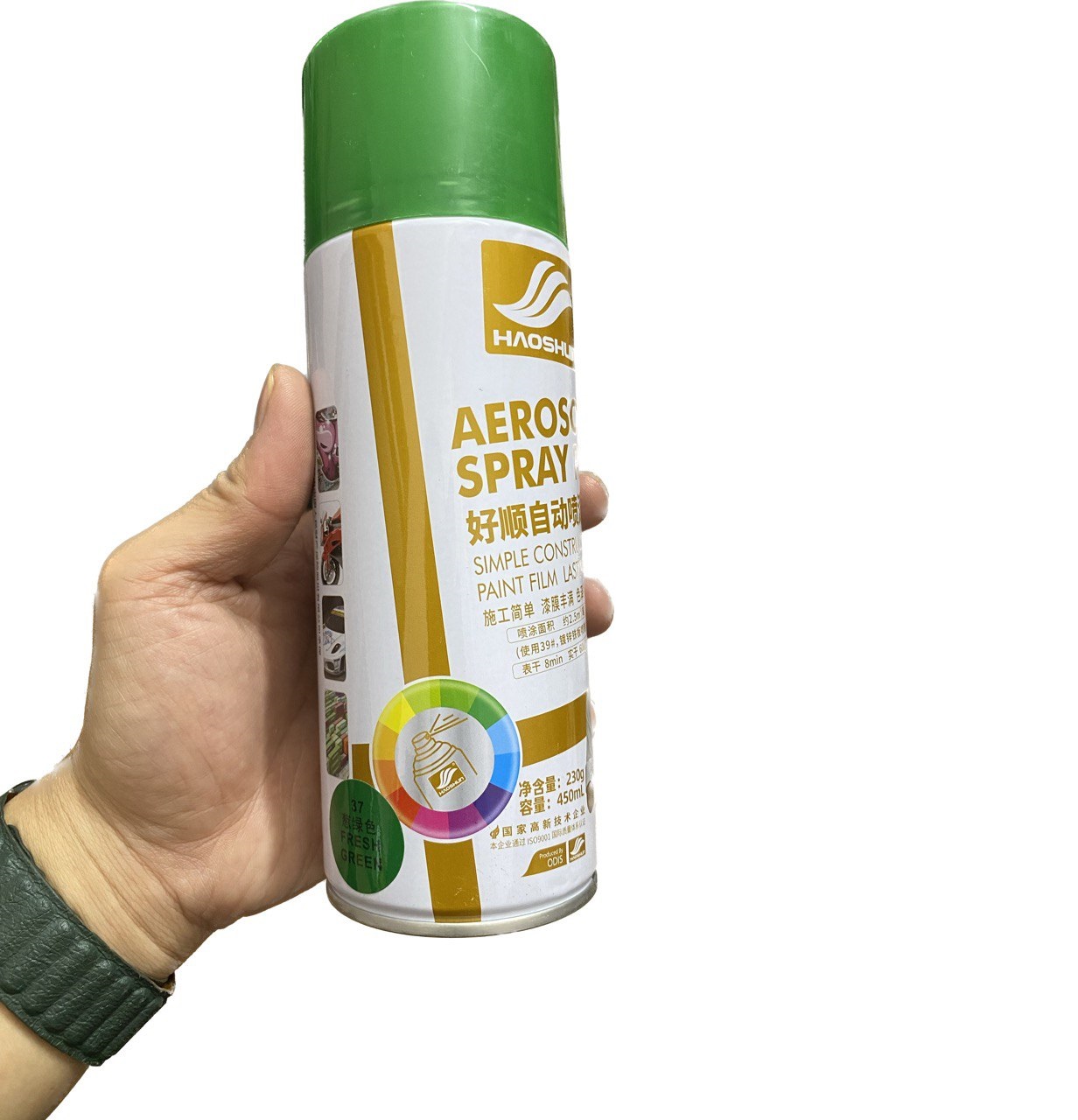 Sơn xịt cầm tay, Bình sơn Xịt Tay Ô tô Xe Máy Cao Cấp - Siêu Bóng, Mịn, Bám Dính Tốt - HAOSHUN Paint Xe hơi cá tính