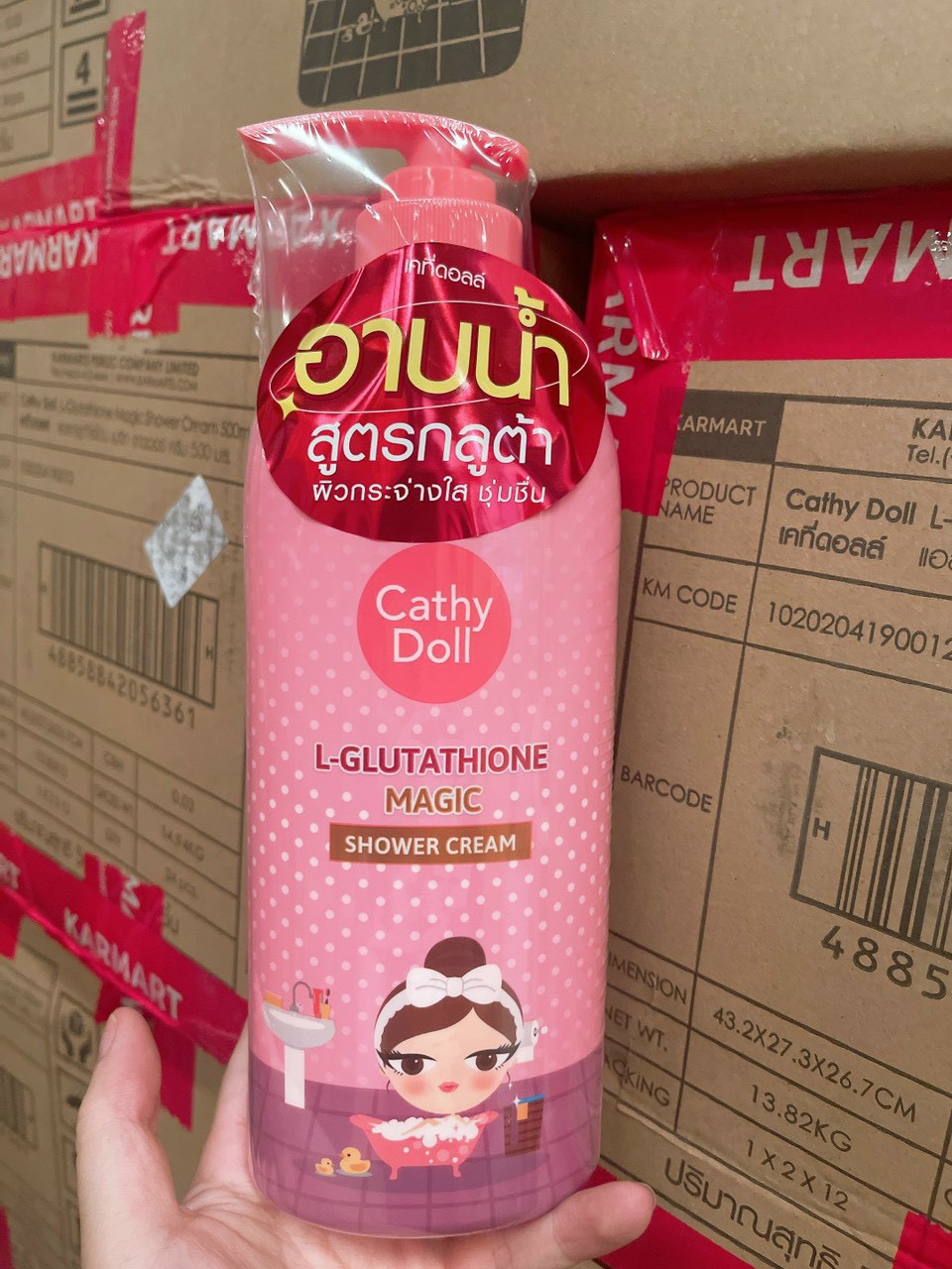Sữa Tắm Trắng Da Thái Lan Cathy Doll 500ml Chính Hãng Dưỡng Ẩm Trắng Da Thơm Lâu