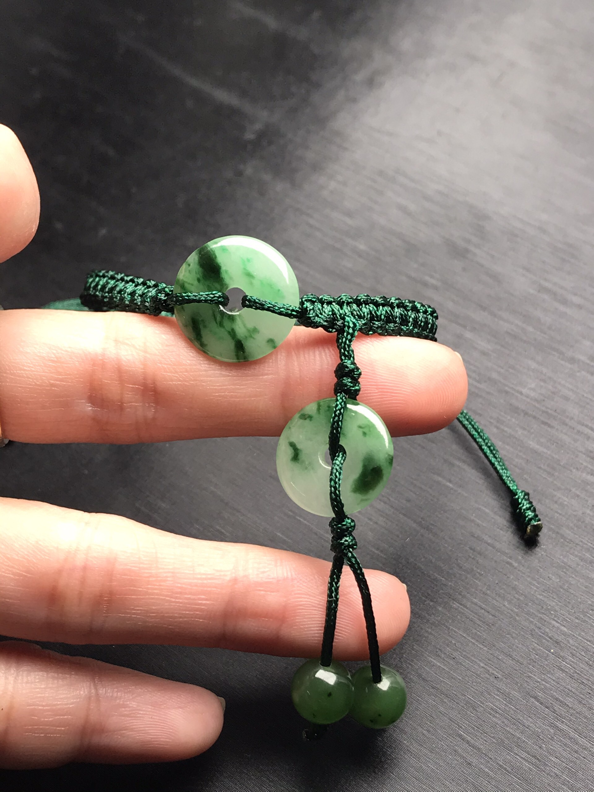 [FreeshipMAX] Vòng tay đồng điếu đá ngọc cẩm thạch