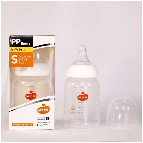 Bình sữa Wesser Nano Silver (140ml)