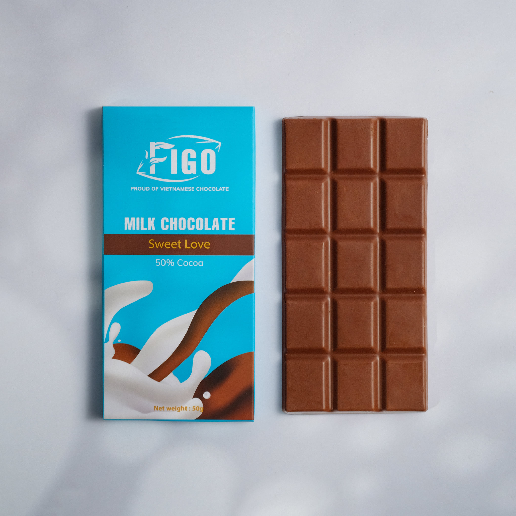 [ĂN NGHIỆN ĐÓ] Hộp socola sữa nhân Nho Khô 50g FIGO