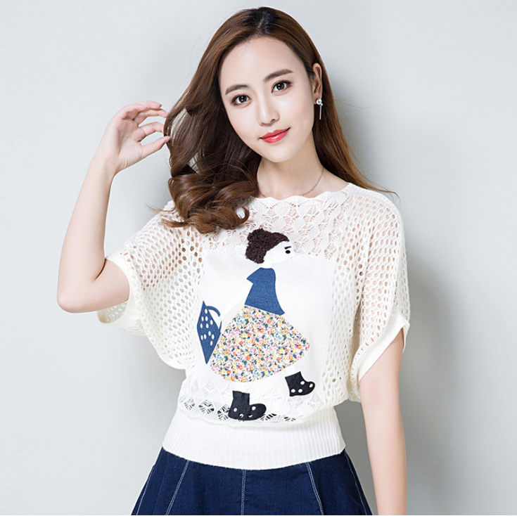 Áo Len Nữ Kiểu Cánh Dơi ALN005 Hoa Lan Thời Trang Hàn Quốc