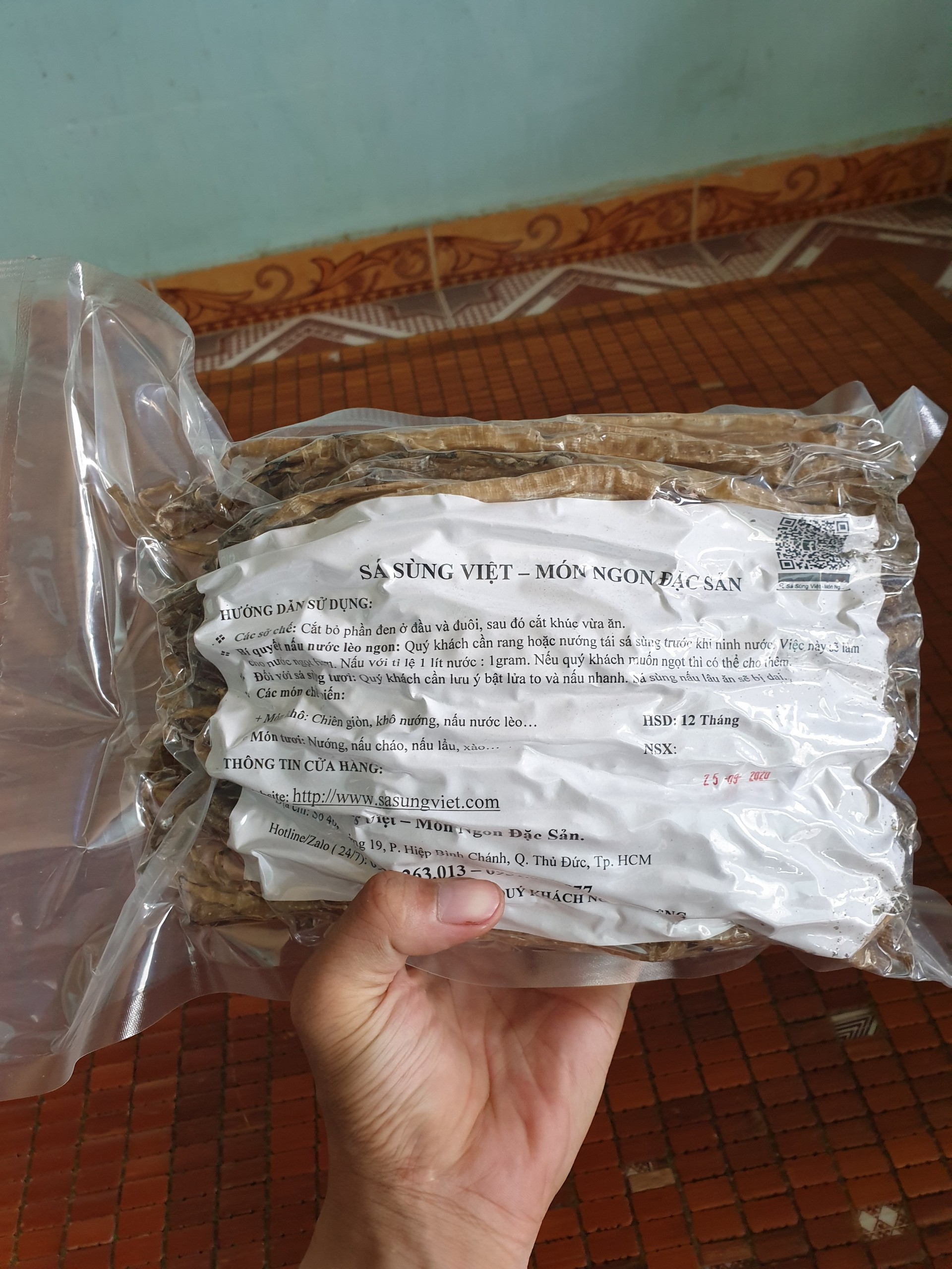 [Nhập RS0822 giảm 30k cho đơn 99k]Sá Sùng Khô Quan Lạn - Quảng Ninh [chuyên nấu phở].