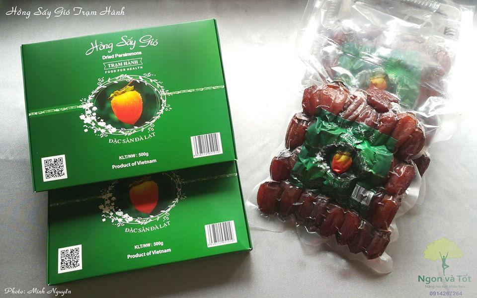 HỒNG SẤY GIÓ TRẠM HÀNH 500g (Hộp)