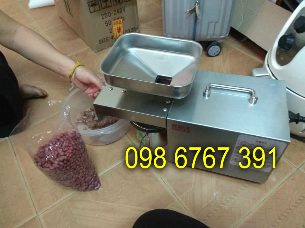 Máy ép dầu lạcthực vật mini gia đình GD03 công nghệ Đức