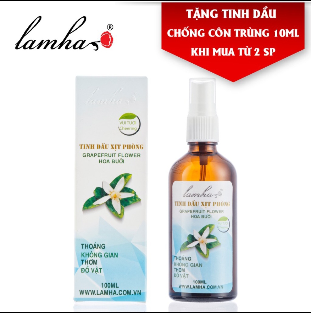 Tinh dầu xịt phòng Hoa Bưởi 100ml - Lam Hà