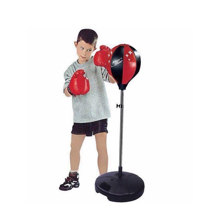 Bộ Đồ Chơi Tập Boxing Cho Bé Đồ chơi thể thao trẻ em đấm bốc Red