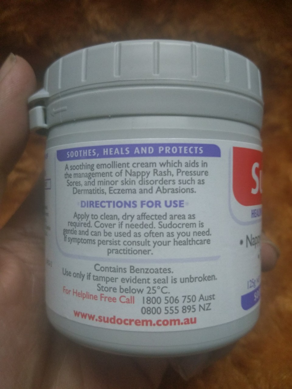 Kem hăm tả Sudocrem 125g chính hãng