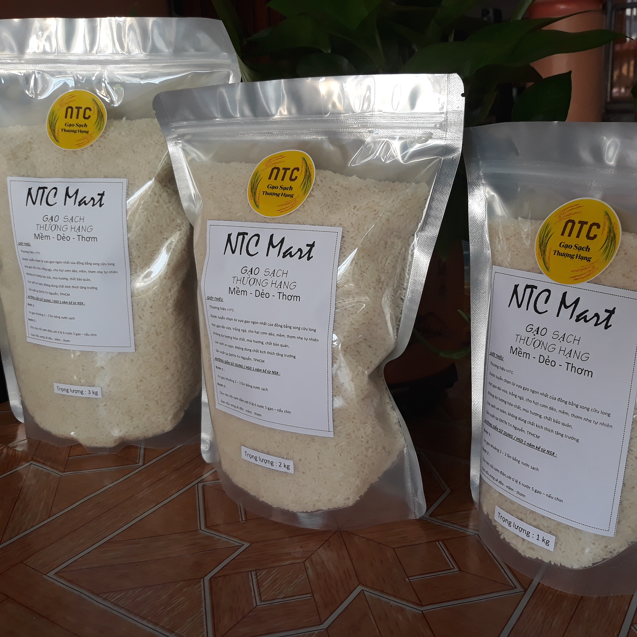 [HCM]Gạo ngon thượng hạng túi 2 kg