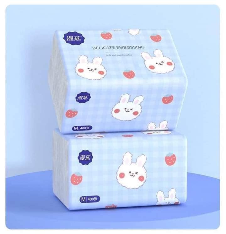 Combo 5 gói giấy ăn thỏ tím