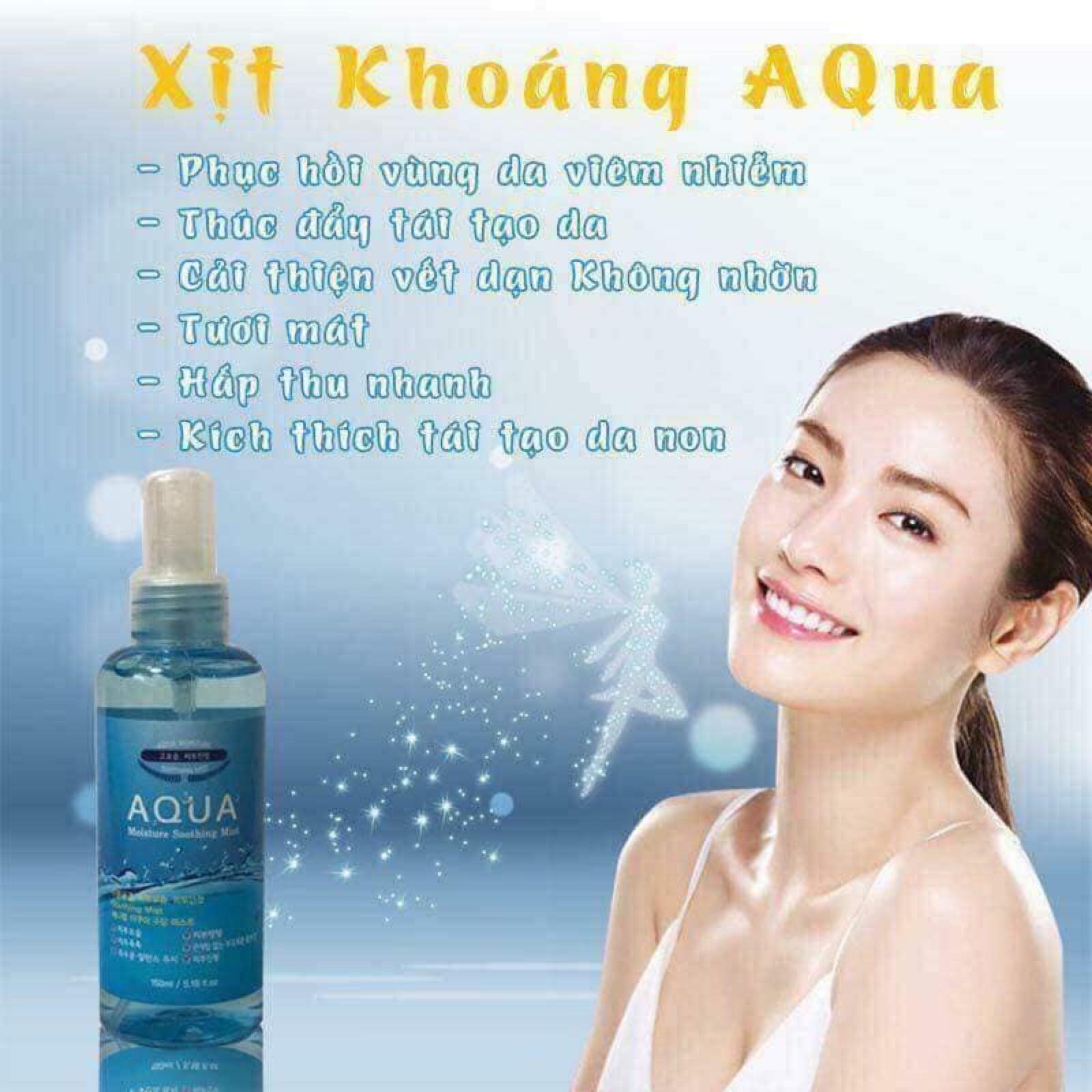 Xịt khoáng Aqua Moisture Soothing Mist