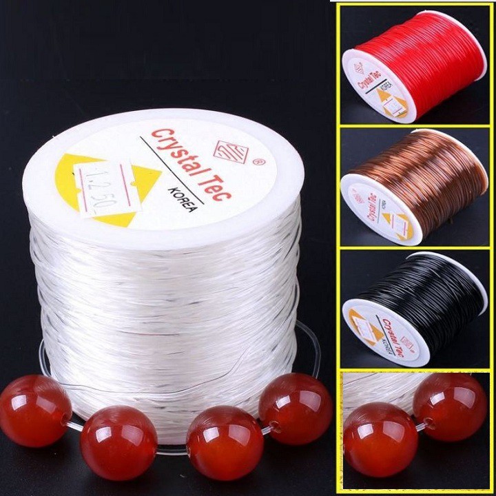 Cuộn dây cước xỏ chuỗi 5m bền, khó đứt