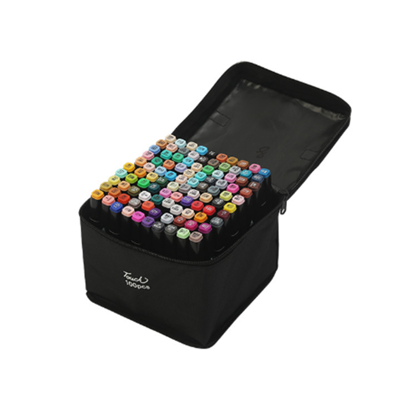 80 Cây Bút màu Marker Lalunavn Touch Cool 2 Đầu tô màu dạ vẽ tranh anime - SÉT BÚT MÀU DẠ KÈM TÚI
