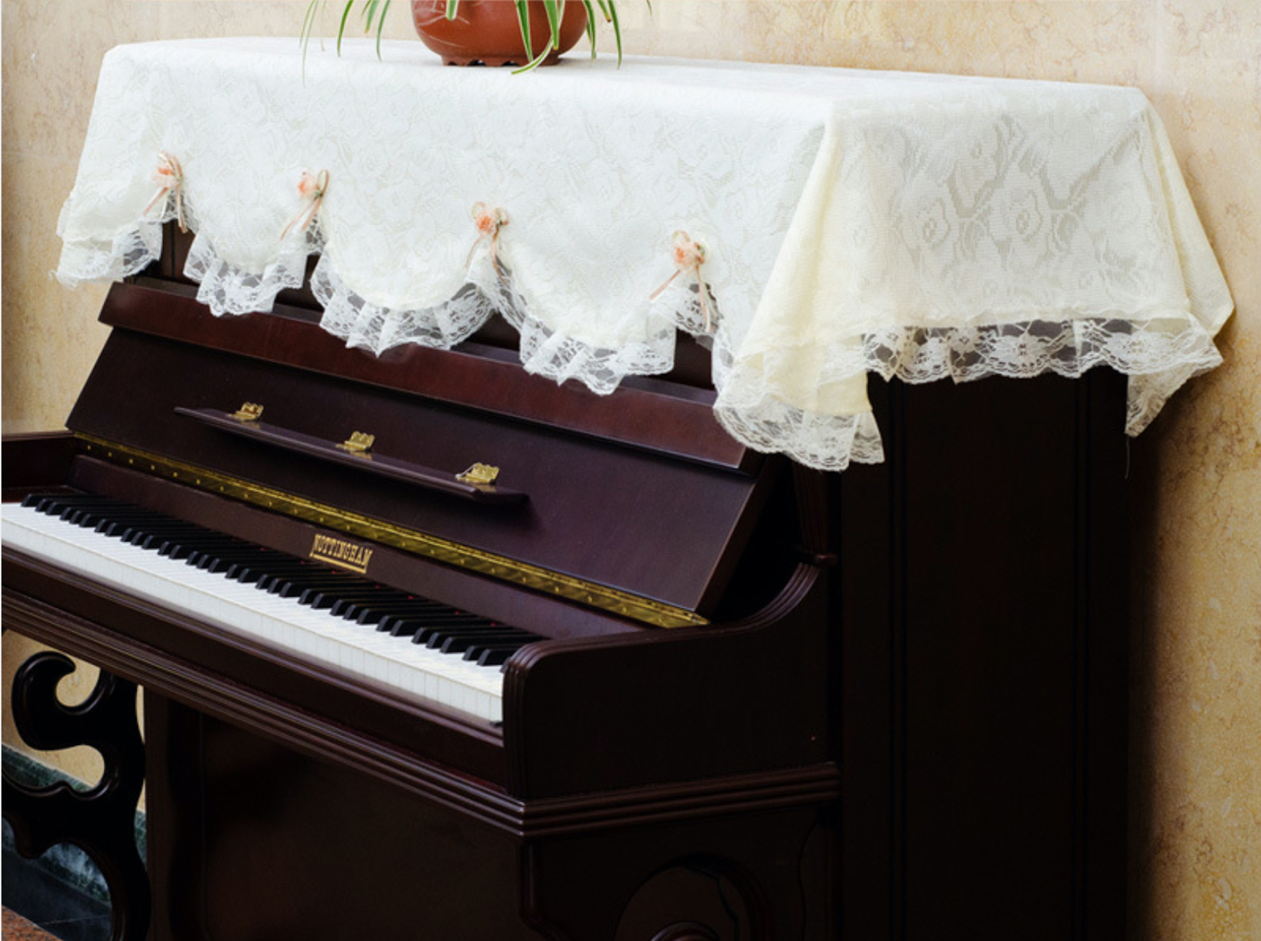 Khăn phủ đàn piano sang trọng thanh lịch