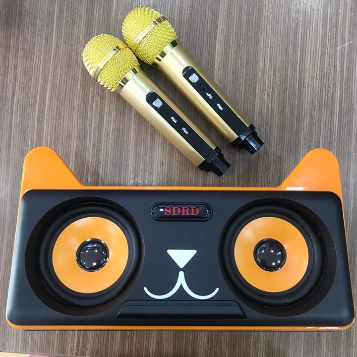 Loa Karaoke SD 305 - Kèm 2 mic kết nối bluetooth âm thanh hay bền đẹp có bảo hành - Âm thanh hay bền đẹp