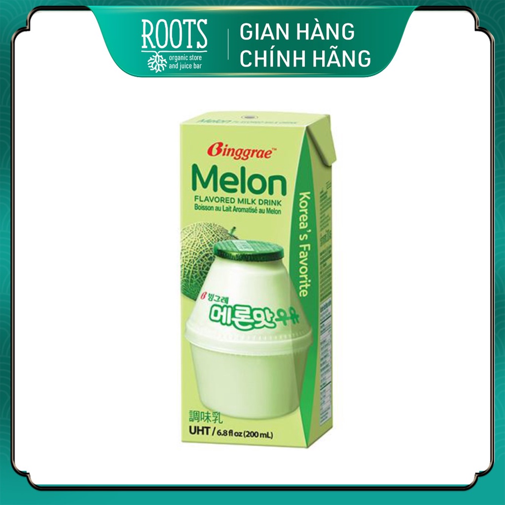 Sữa Dưa Lưới, Melon Flavored Milk Drink, 6.8 fl oz (200ml)