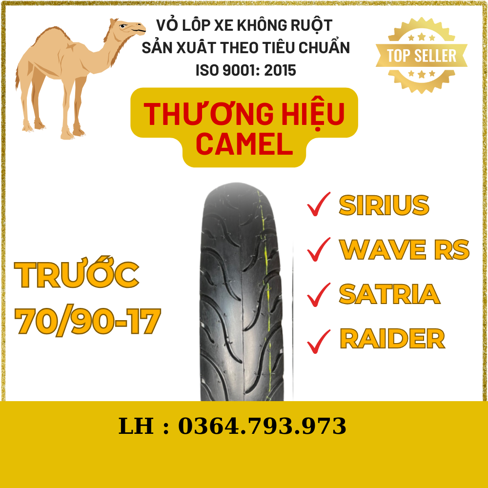 1 Cặp vỏ không ruột : wave rs -sirius -future 125-satria -raider