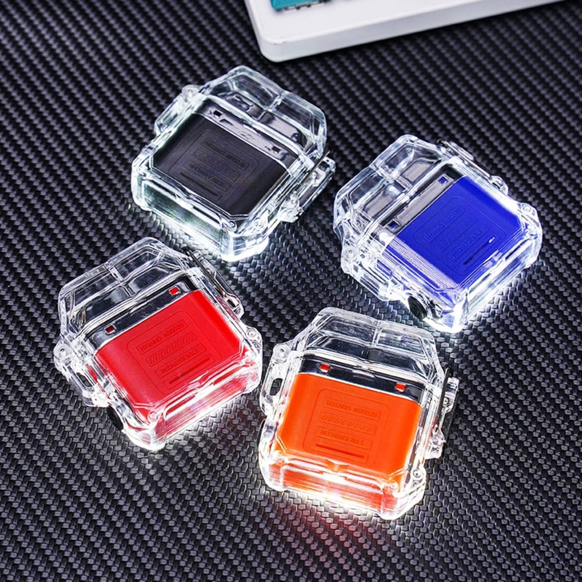 BẬT LỬA ĐIỆN CUỘN CÓ ĐÈN COB SIÊU SÁNG (FULLBOX) - SẠC ĐIỆN