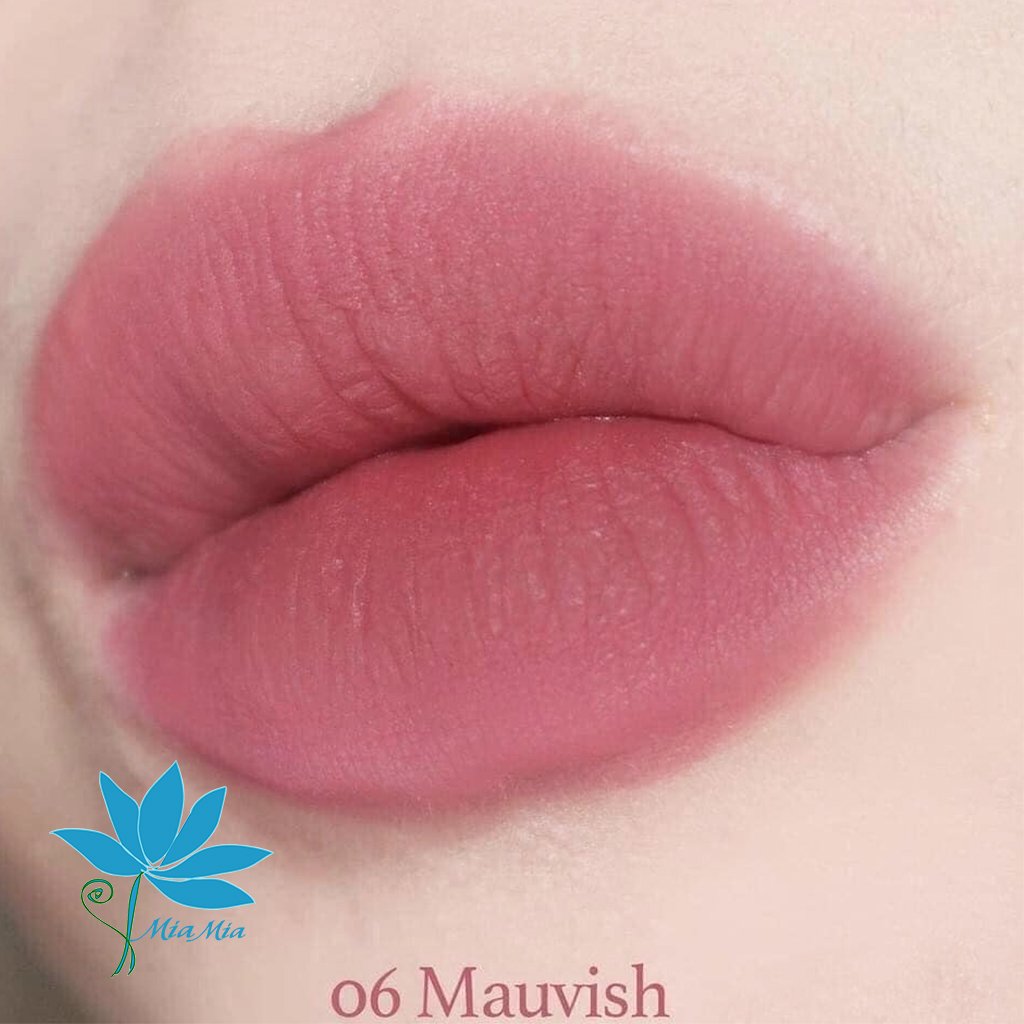 Son Romand Kem Lì Vỏ Vuông Blur Fudge Tint Màu 06 Mauvish Hồng Lạnh Trầm Vỏ Vuông 5g