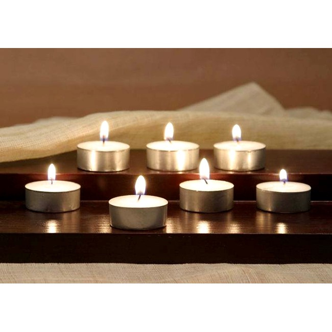 100 VIÊN NẾN LOẠI 1 - TEALIGHT CHÁY ĐỦ 4 TIẾNG (100 viên)